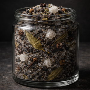 Nazar Suraksha Salt-Glass-Jar-with-Black-Salt-and-Neem